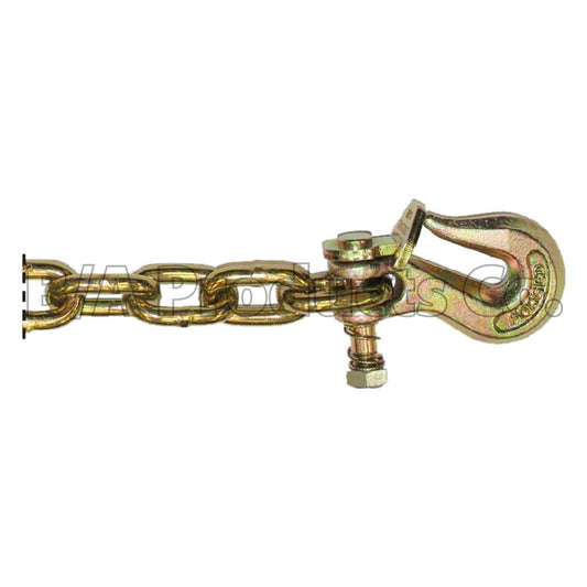 5/16" x 10' Chain w/Twist Lock™ Grab Hook on One End