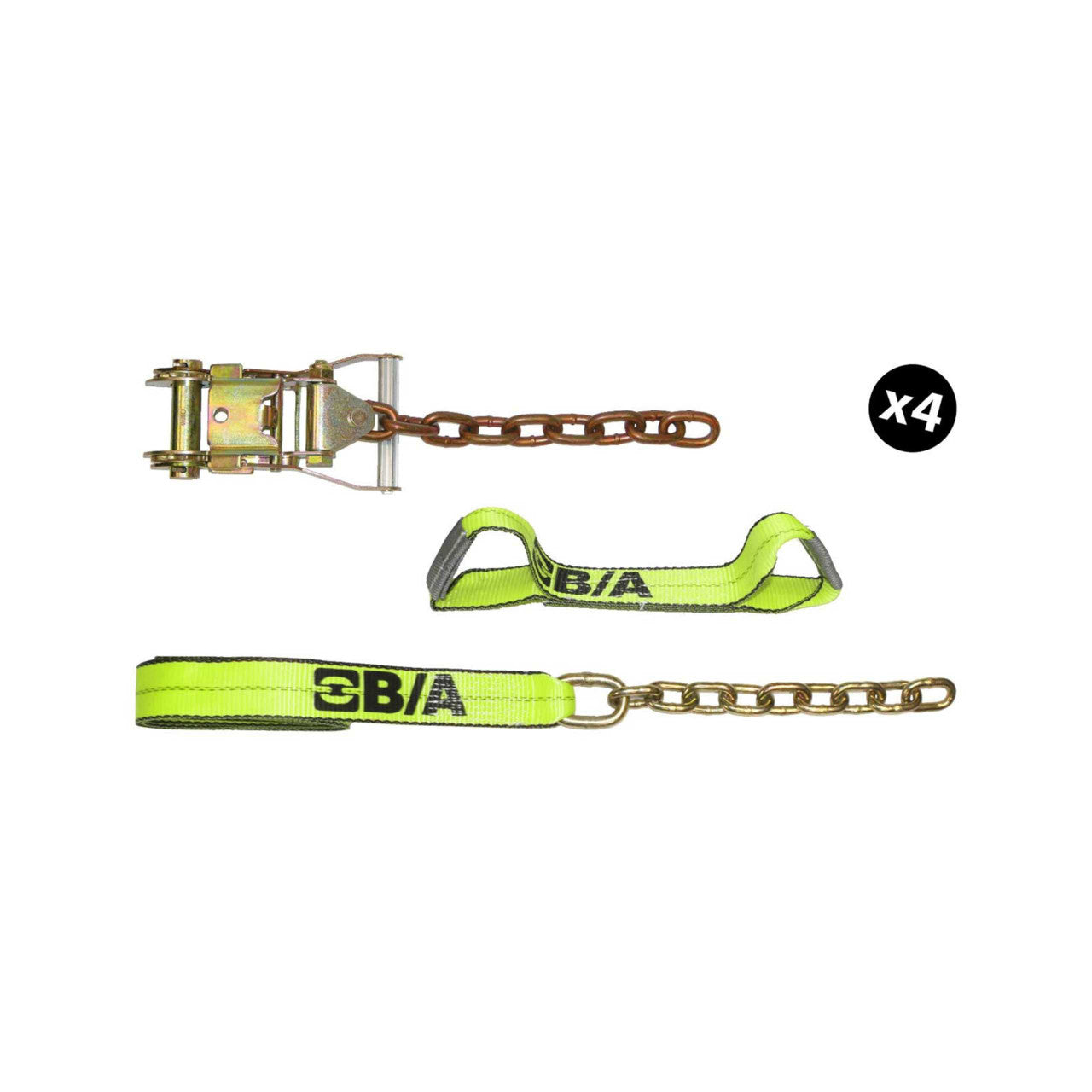 2" Hi-Viz Original Patented Roll Back Tie-Down System